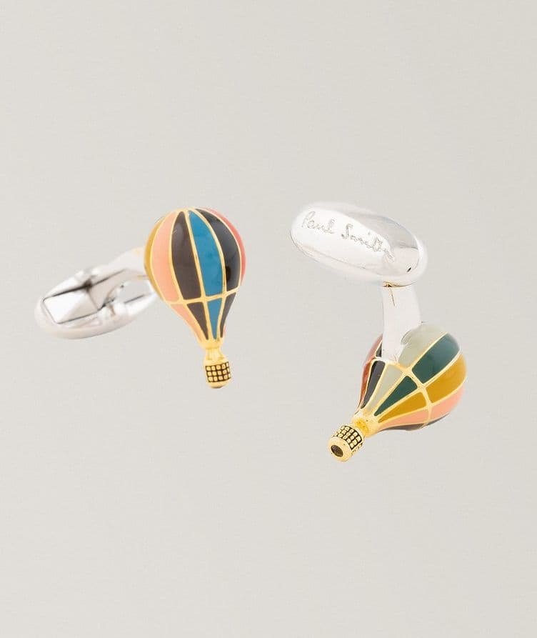 Signature Stripe Hot Air Balloon Cufflinks image 1