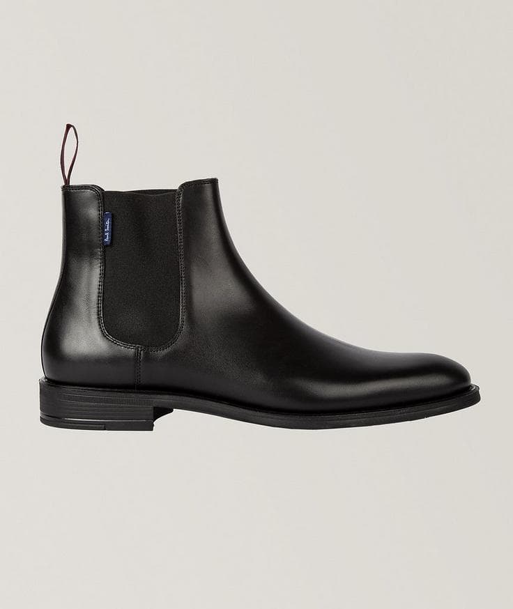 Paul Smith Botte Cedric en cuir poli