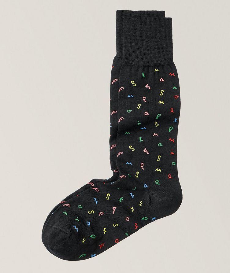 Gary Stretch Cotton-Blend Dress Socks image 0