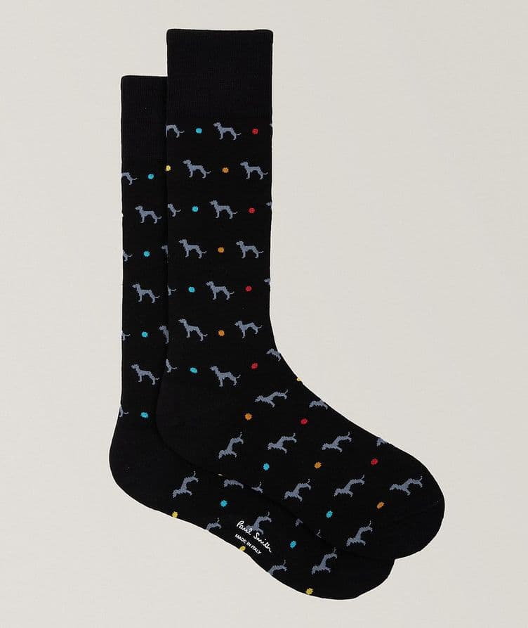 Hank Stretch-Cotton Dress Socks image 0