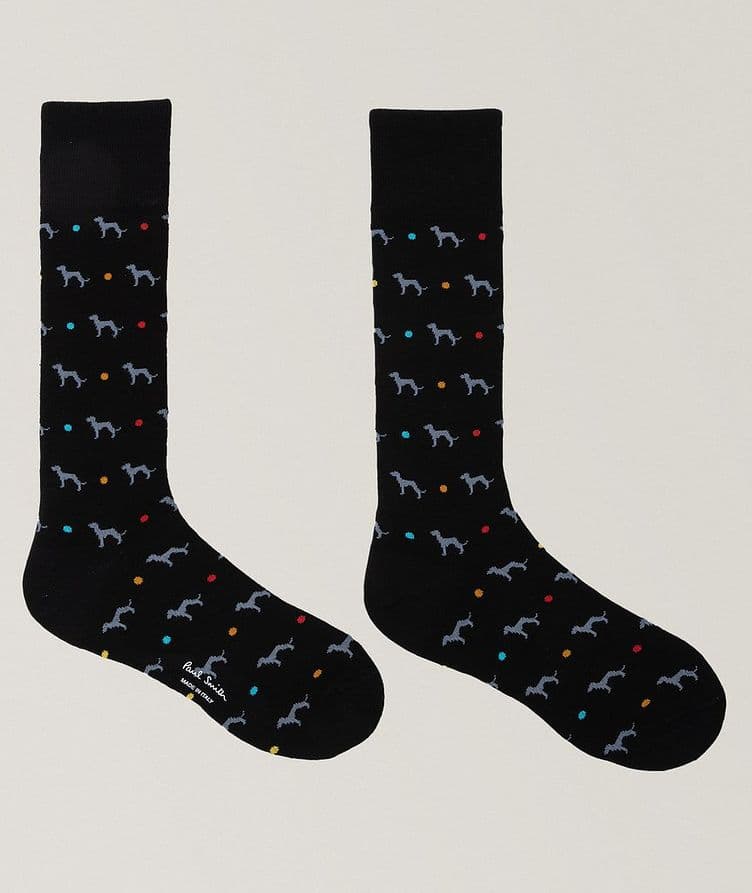 Hank Stretch-Cotton Dress Socks image 1