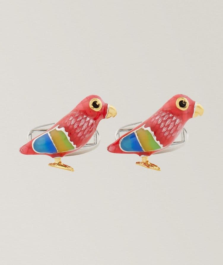 Macaw Parrot Cufflinks image 0