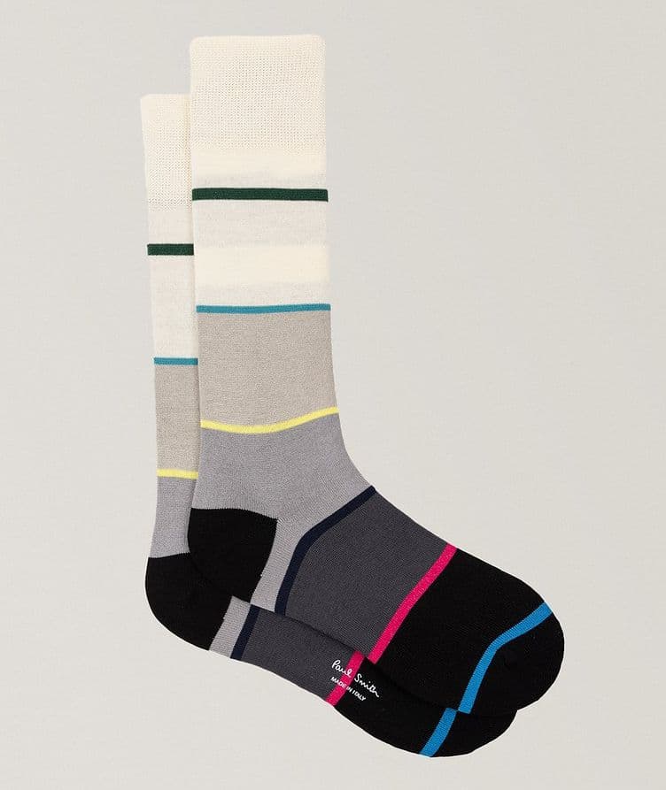 Hayden Striped Dress Socks image 0