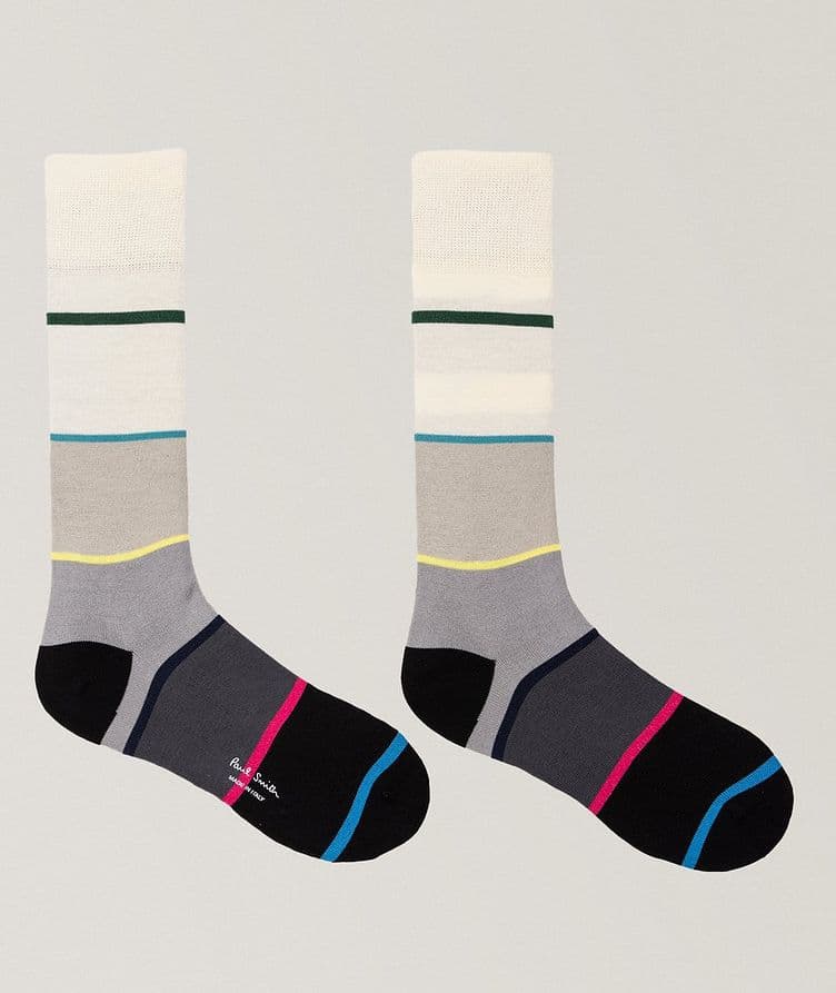 Hayden Striped Dress Socks image 1