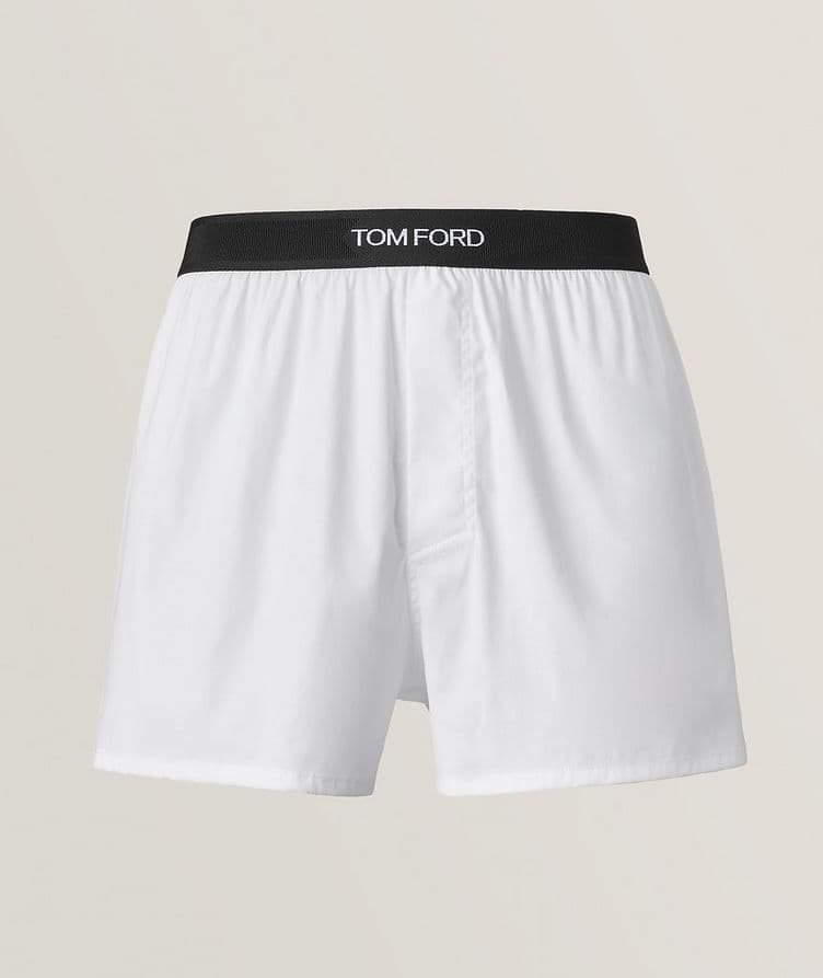 Stretch-Poplin Cotton Boxers image 0