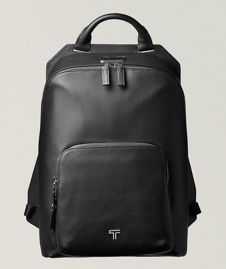 Turin Large Leather Davide Backpack image 0