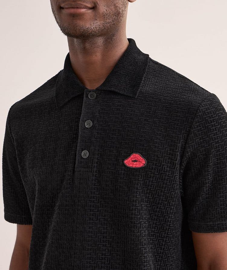 Embroidered Motif Polo image 3