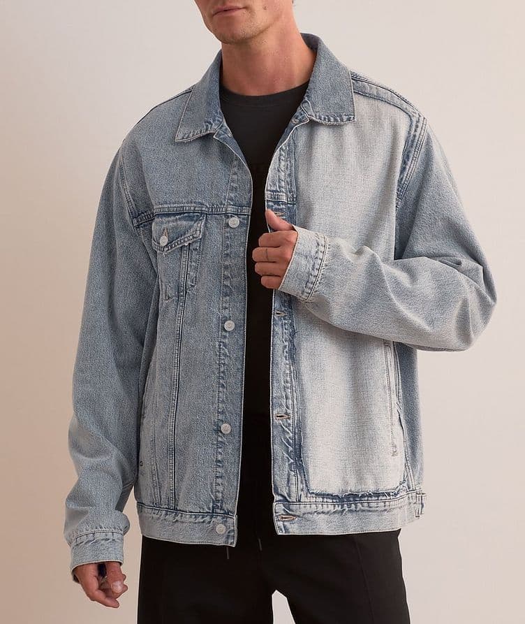 Blouson sectionné en denim image 1