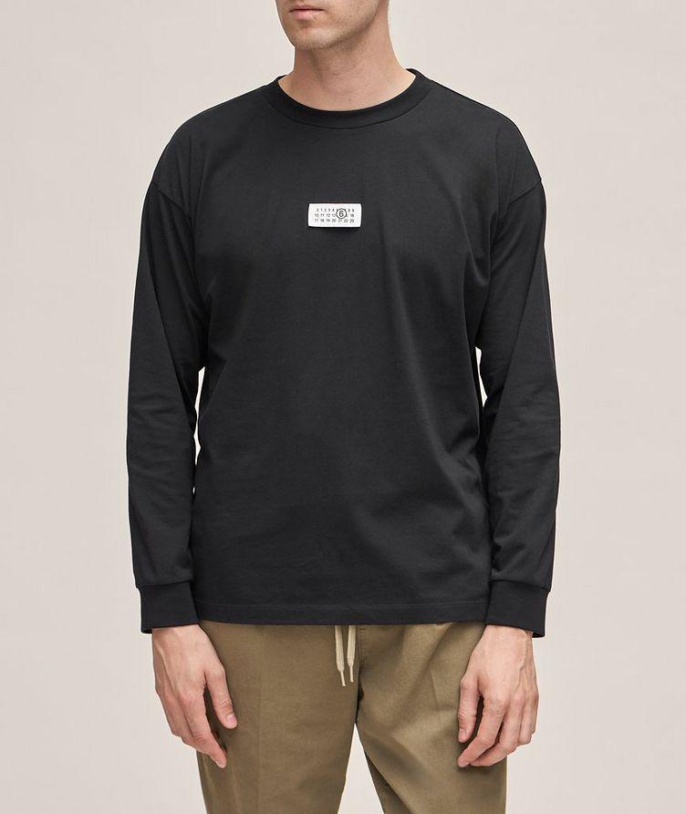 Cotton Long-Sleeve Logo T-Shirt image 1