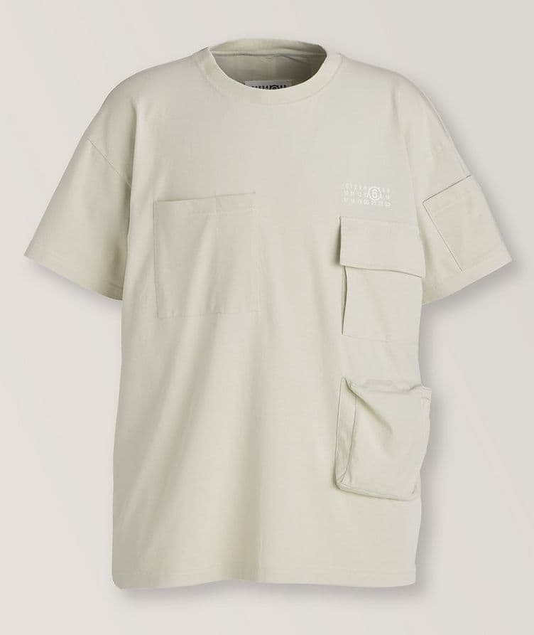 Multi-Pocket Utility Cotton T-Shirt image 0