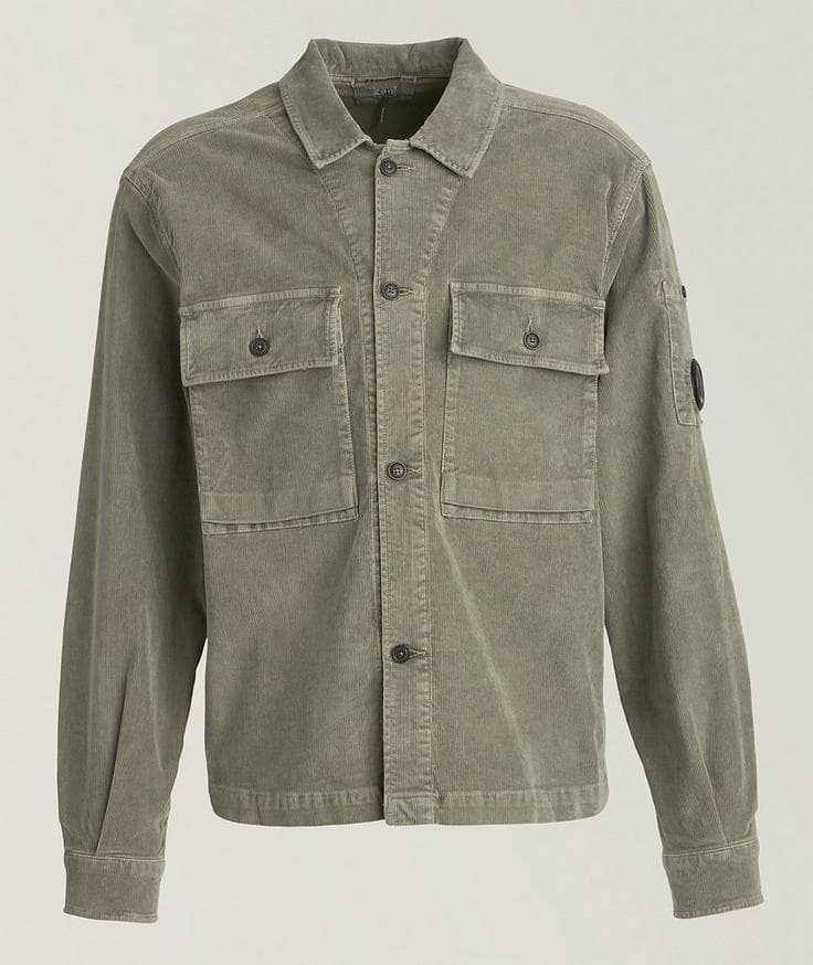 C.P. Company Corduroy Stretch-Cotton Overshirt  