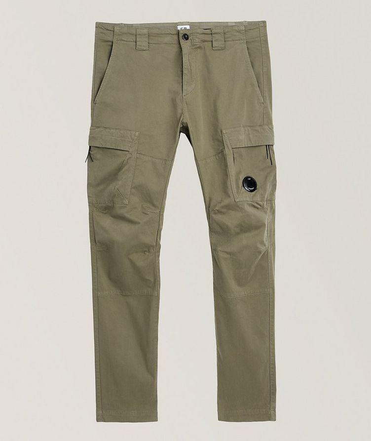 Pantalon cargo en coton satiné image 0