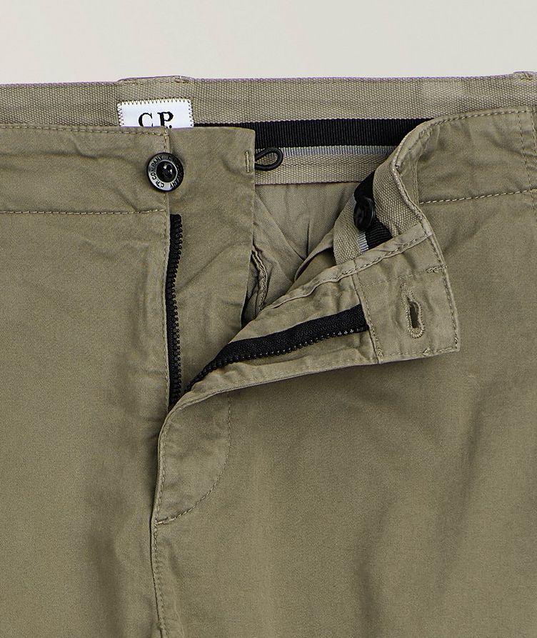 Pantalon cargo en coton satiné image 1