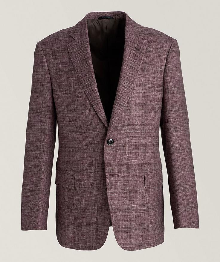 Giorgio Armani Textured Virgin Wool-Blend Sport Jacket