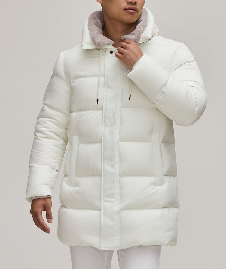 Long Down-Filled Puffer Coat image 1