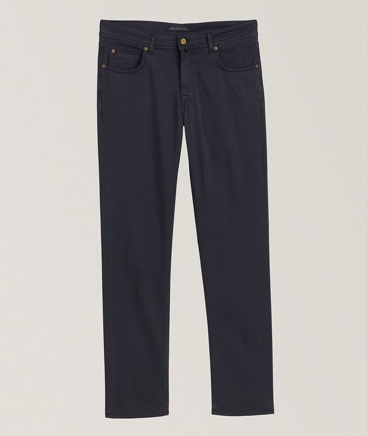 Stretch Cotton-Blend Pants image 0