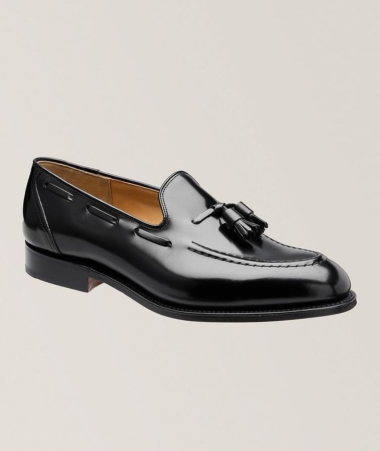 Kingsley Tassel Polished Leather Loafers image 0