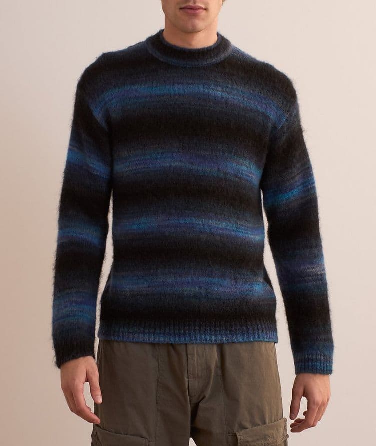 Striped Wool-Alpaca Sweater  image 1