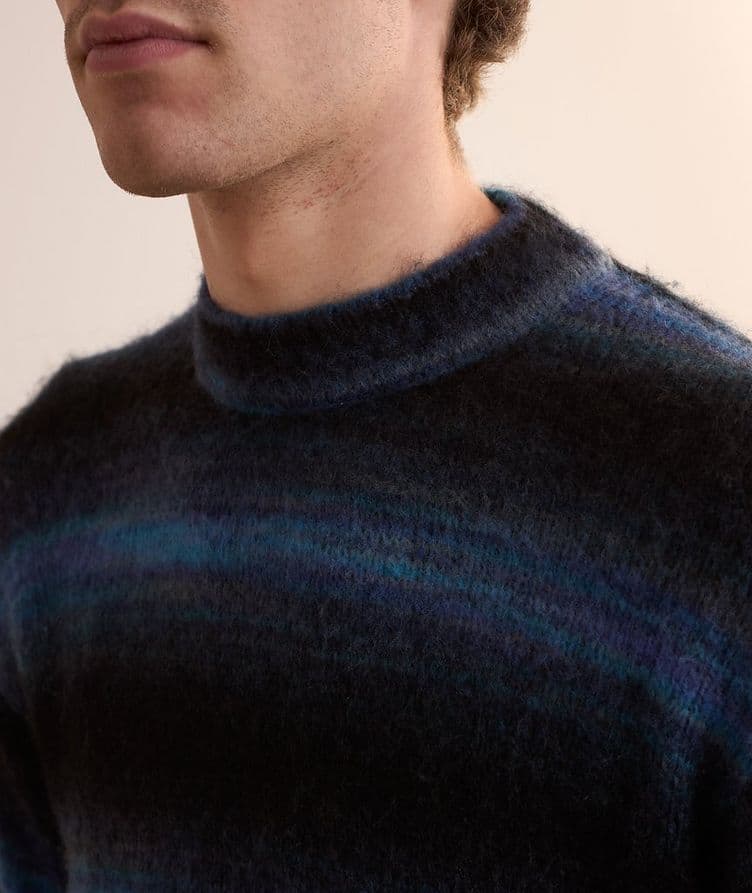 Striped Wool-Alpaca Sweater  image 3