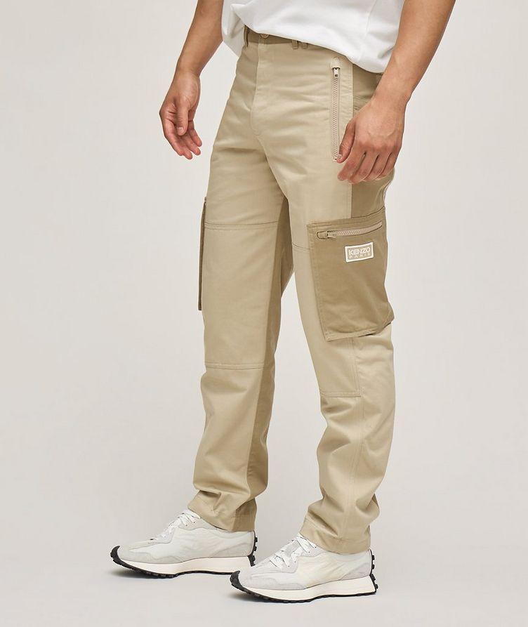 Two-Tone Cotton Cargo Pants image 3