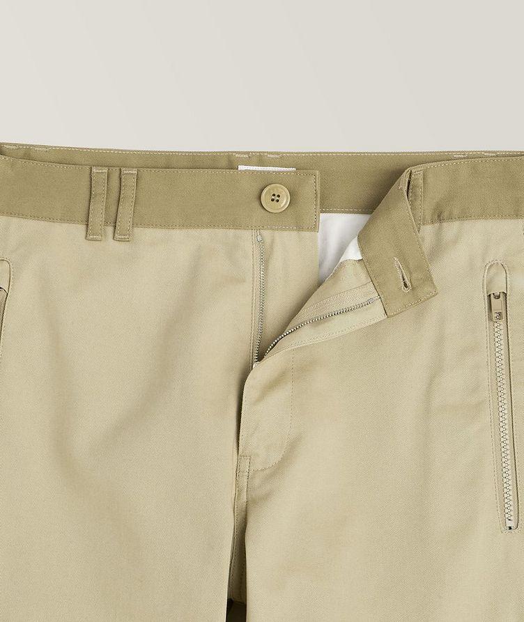 Two-Tone Cotton Cargo Pants image 4