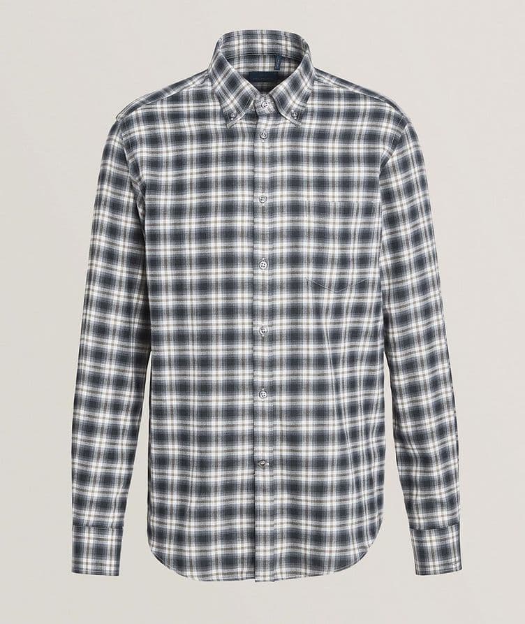 Plaid Cotton Casual Shirt image 0