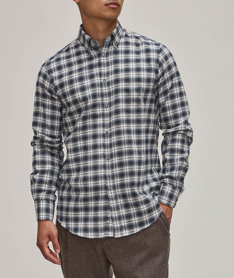 Plaid Cotton Casual Shirt image 1