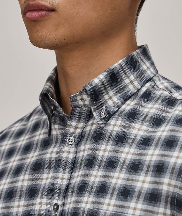 Plaid Cotton Casual Shirt image 3