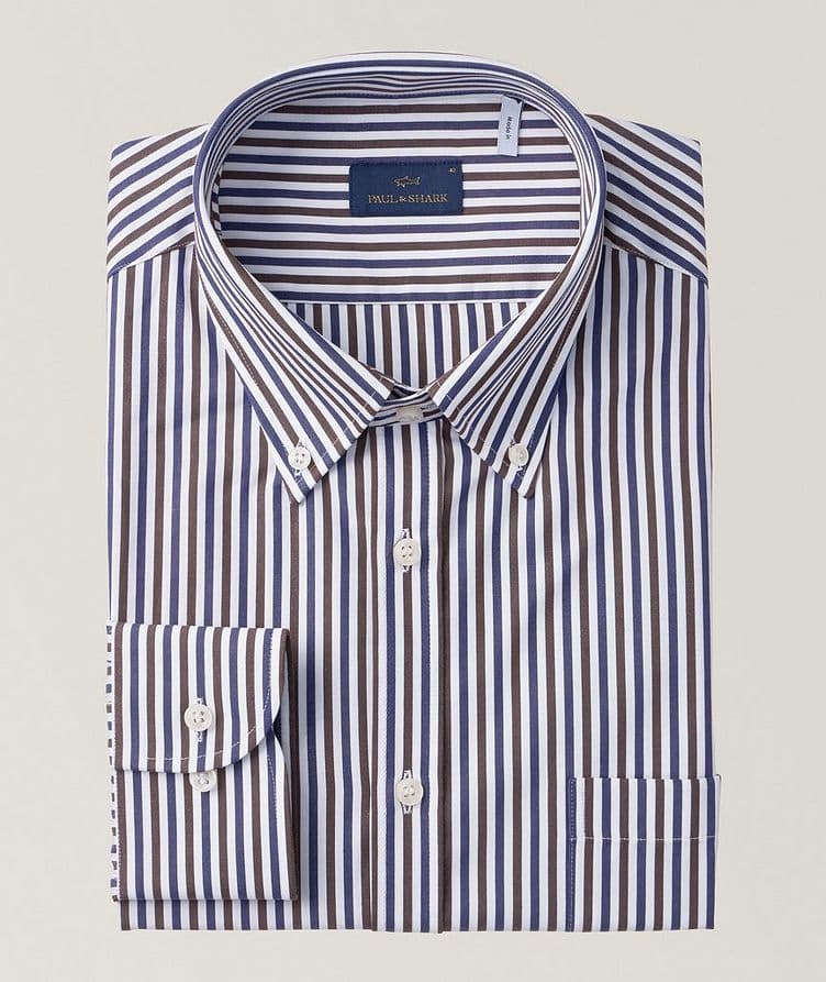 Soft Touch Striped Cotton Shirt  image 0