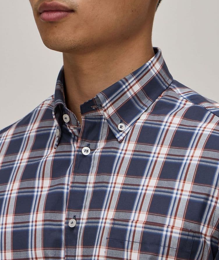 Check Cotton Sport Shirt image 3