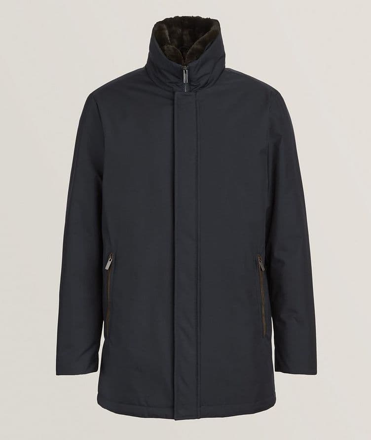 Padded Fur Trim Parka  image 0