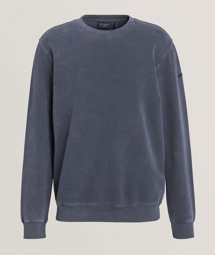 Stretch-Cotton Crewneck Sweatshirt image 0