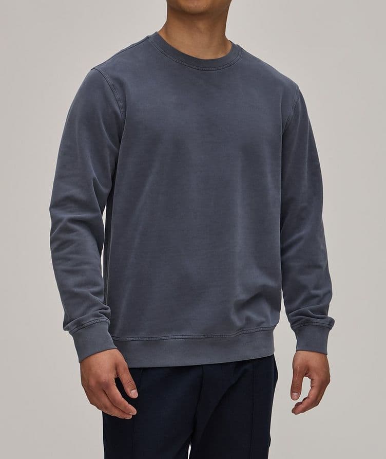 Stretch-Cotton Crewneck Sweatshirt image 1