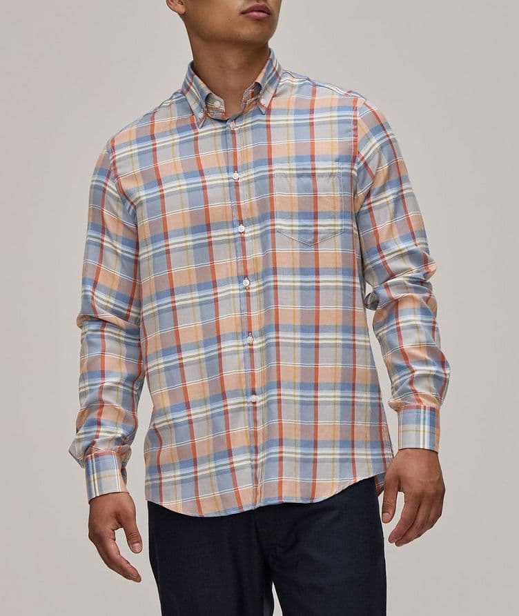 Cotton-Lyocell Blend Check Shirt image 1