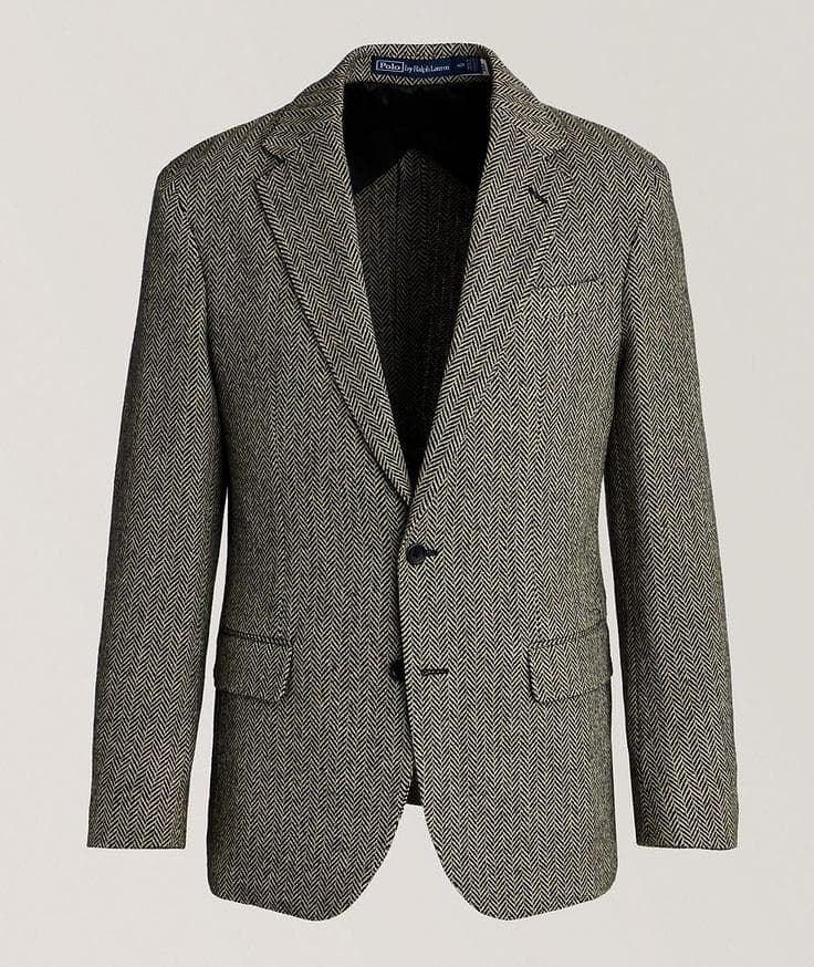 Polo Ralph Lauren Herringbone Wool-Blend Sport Jacket