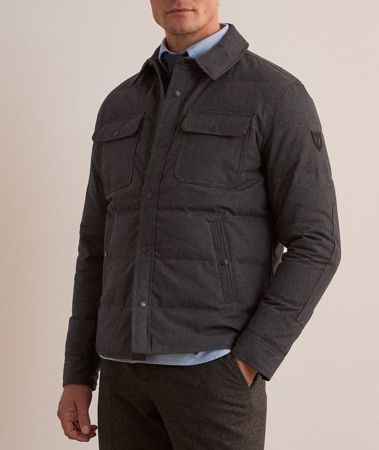 Wool-Blend Quilted Jacket image 1