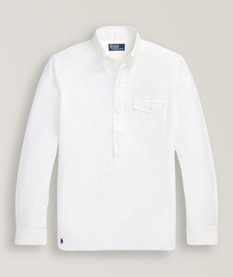 Cotton Quarter Button-Down Shirt image 0