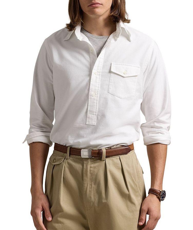 Cotton Quarter Button-Down Shirt image 1