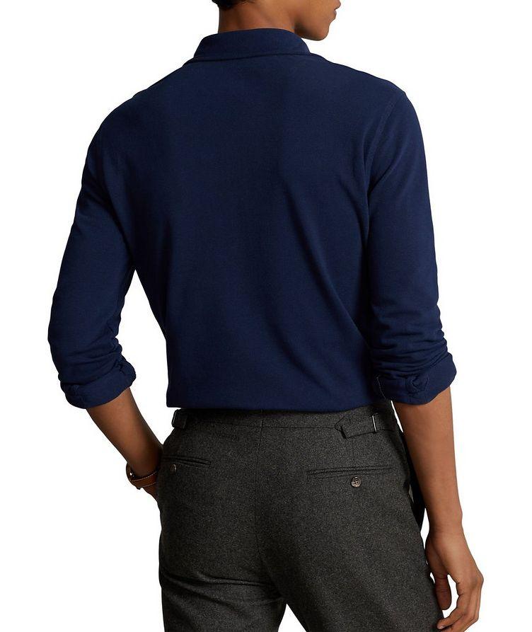 Cotton Long-Sleeve Polo image 2