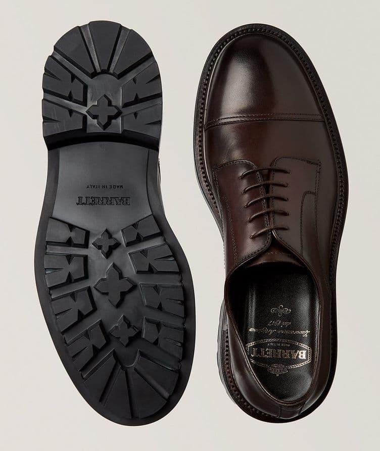 Burnished Leather Commando Derbies  image 2