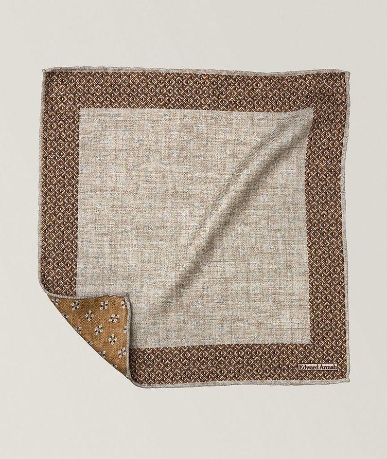 Reversible Border-Neat Silk Pocket Square image 0