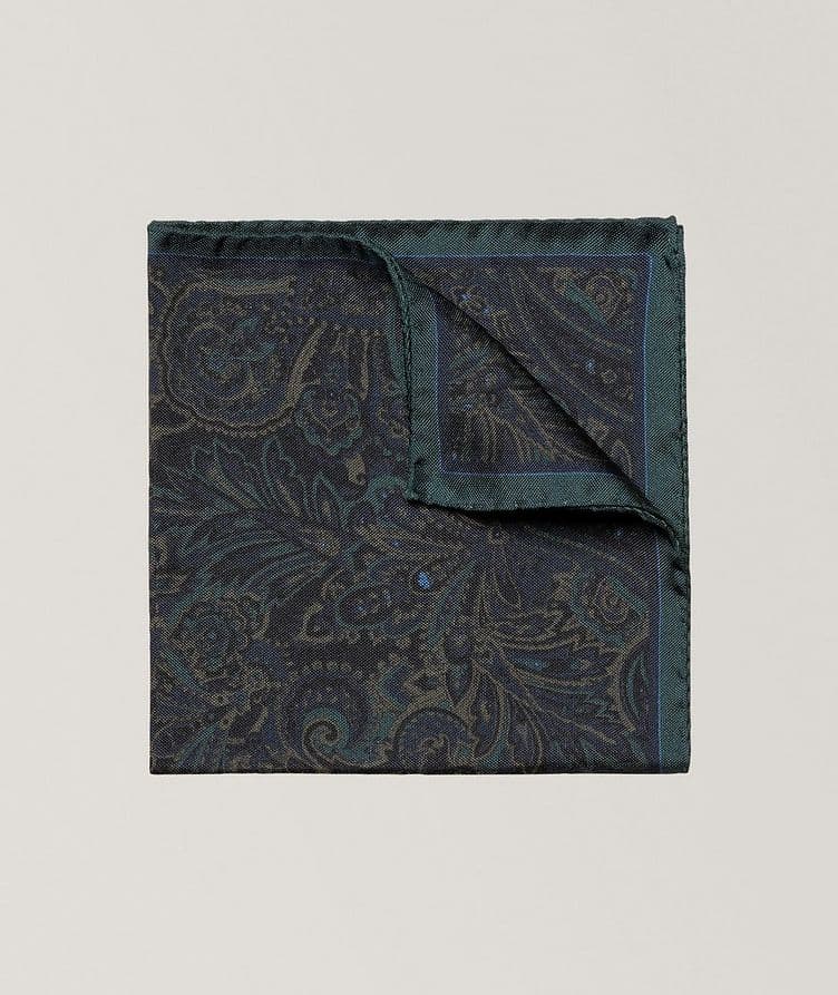 Paisley Silk Pocket Square image 0