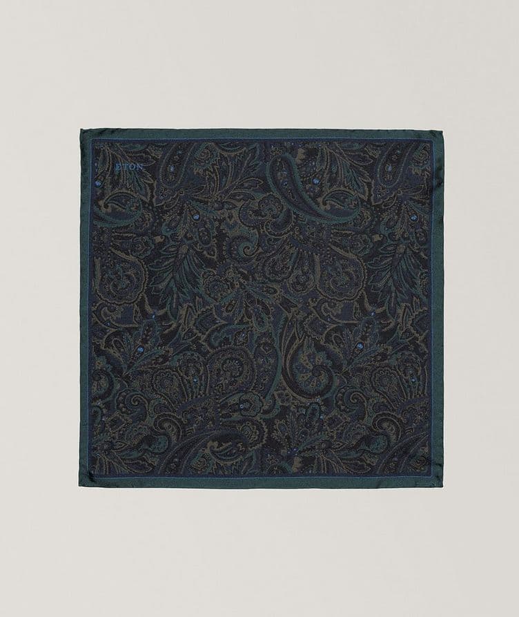 Paisley Silk Pocket Square image 1