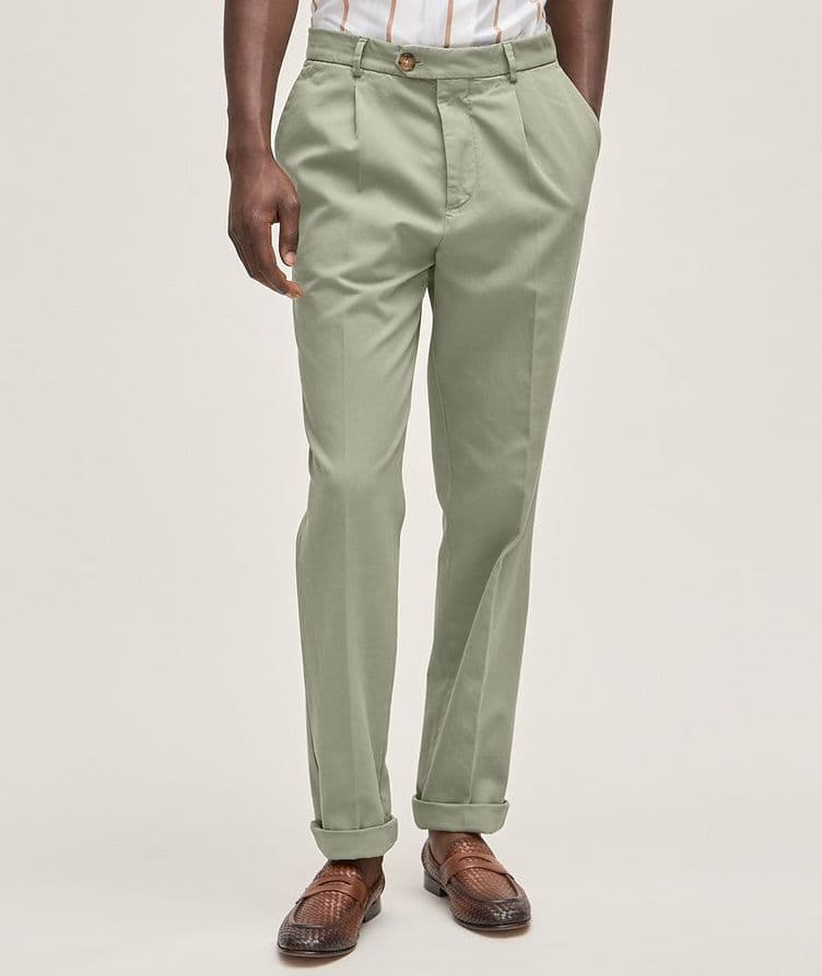 Leisure Fit Cotton Pants image 1