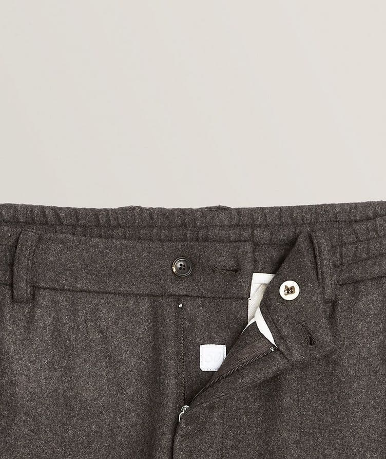 Muno Stretch-Cashmere Drawstring Pants image 4