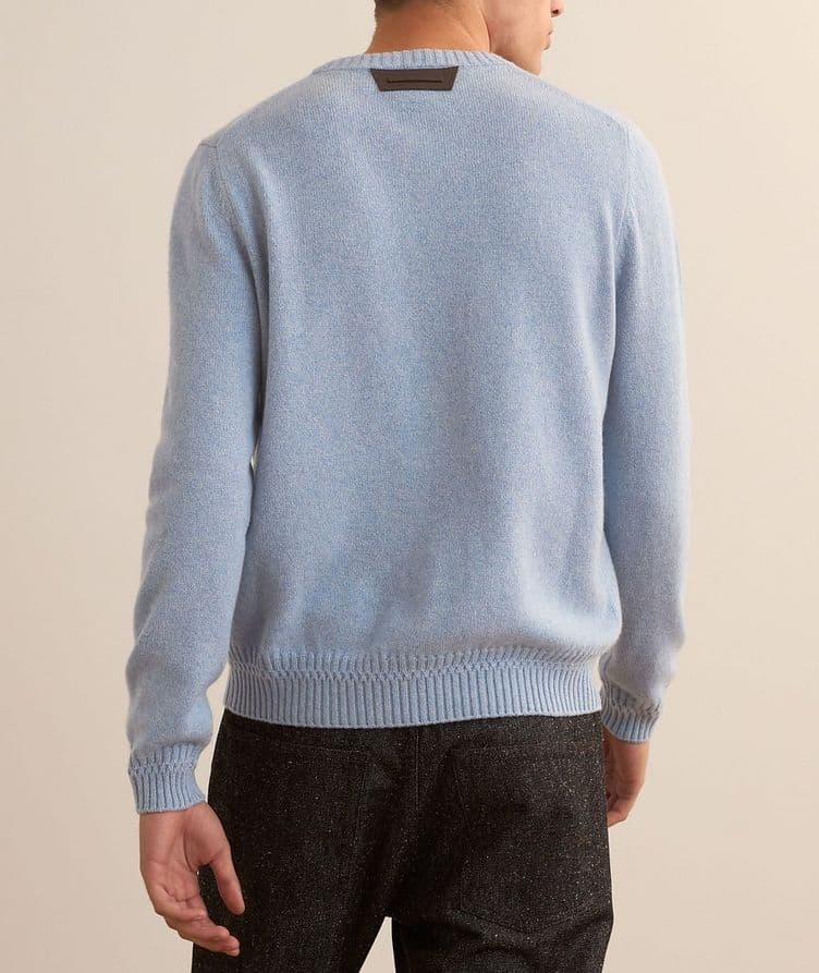 Full-Zip Extra-Fine Wool Sweater  image 2