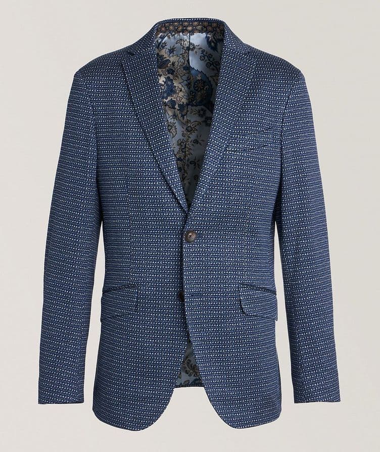 Textured Neat Stretch-Wool Sport Jacket  image 0