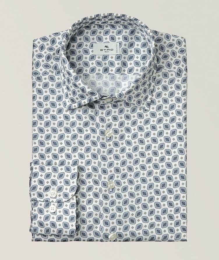 Chemise en coton à motif répété image 0