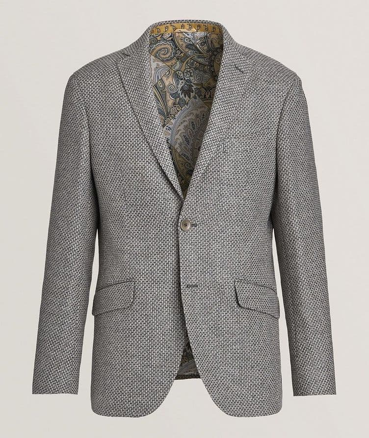 Mélange Sport Jacket with Paisley Interior  image 0