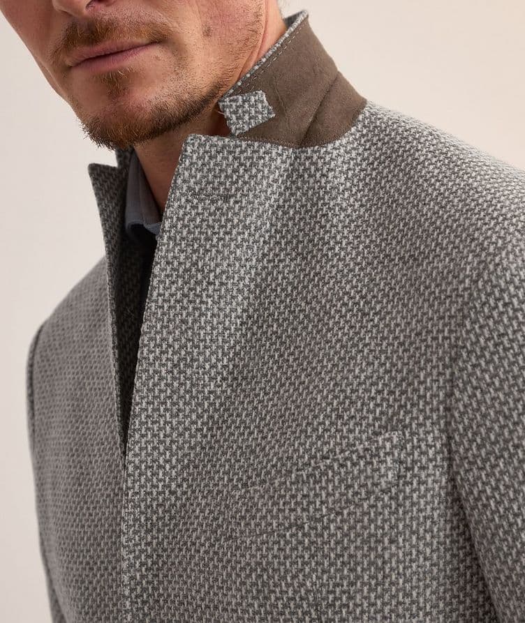 Mélange Sport Jacket with Paisley Interior  image 3